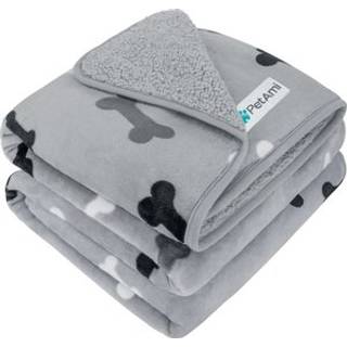 Petami vandt?t hunde t?ppe til mellemstore store hunde tisse proof pet t?ppe til seng sofa reversibelt vandt?t t?ppe til hvalp indend?rs katte bl