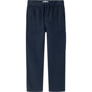 NAME IT Tapered Twill Bukser Ben Dark Sapphire