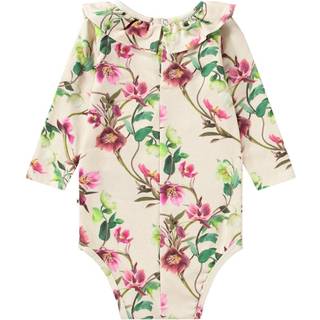 Molo GOTS Freya Babybody Hellebore 92 cm  Creme  92 cm  kvinde
