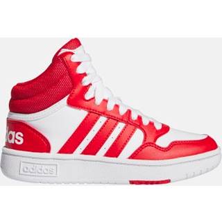 Hoops Mid sko - Cloud White / Better Scarlet / Better Scarlet - 35