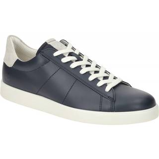 ECCO Street Lite M - Sneakers i læder til herrer - Marineblå - Size: 43 (UK 9-9.5)