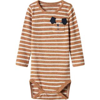 NAME IT Langærmet Body Kado Almond