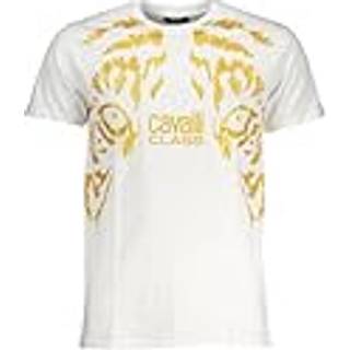 Cavalli Class White Cotton T-Shirt