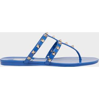 Valentino Garavani Summer Rockstud thong sandals - blue - EU 35