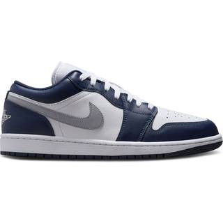 Sneakers Air Jordan 1 Low White/ Wolf Grey-Midnight Navy EUR 46 - Wolf Grey-Midnight Navy - 46
