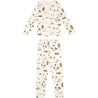 Liewood Wilhelm cotton-blend pajamas - beige - Y 10