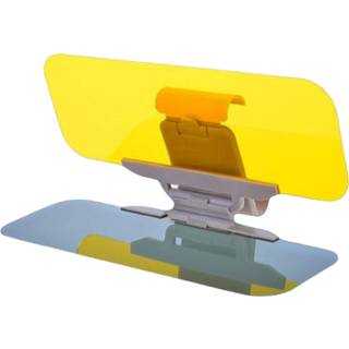 Zone Tech Day and Night Anti-Glare Car Windshield Visor-Premium Quality Universal Sunshade and Night Vision Anti-Dazzle Windshield Driving Visor