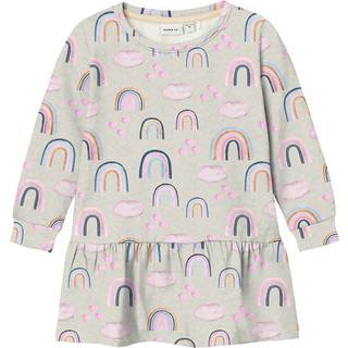 Name It Peyote Melange Rainbow Sweatkjole