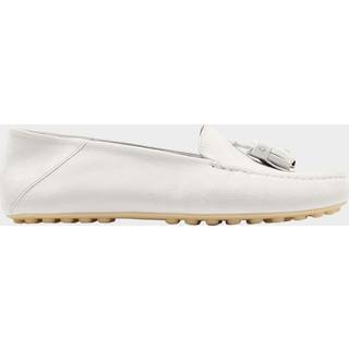 Loro Piana Dot Sole leather moccasins - white - EU 37.5