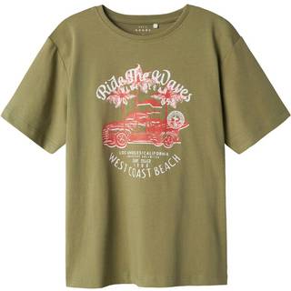 NAME IT Løs T-Shirt Vagno Oil Green
