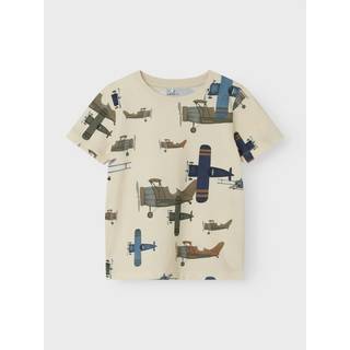 Name It Almond Milk Flyvemaskineprint T-shirt