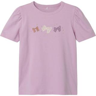 Name It Mauve Mist Sløjfer Top