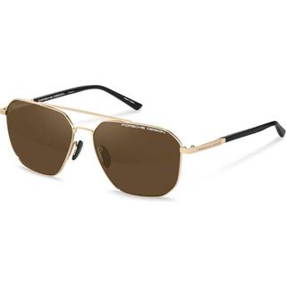 Porsche Design P8967 C604 61 Solbriller Mænd Guld - Black - 61mm