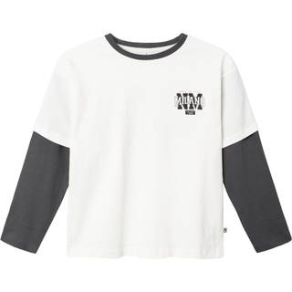 NAME IT Løs Bluse Kelias Jet Stream