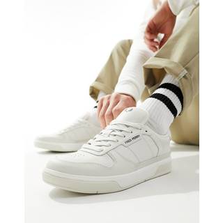 Fred Perry Herren Sneaker weiß Glattleder