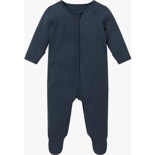 MORI Ribbed Stretch 2 Way Zip SleepsuitNyfødt