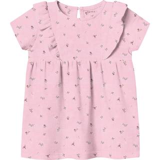 Name It Parfait Pink Blomstret Kjole