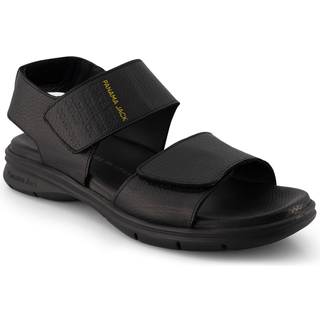 Panama Jack Herren Sandalen schwarz Glattleder