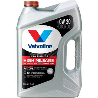 Valvoline Fuld syntetisk h?j kilometertal med MaxLife Technology SAE 0W-20 Motorolie 5 QT (Model: 852399)