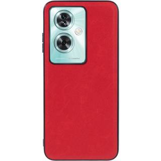 EIDERWOOD OnePlus Nord N30 SE (5G) Læderbelagt Plastik Bagside Cover - Rød