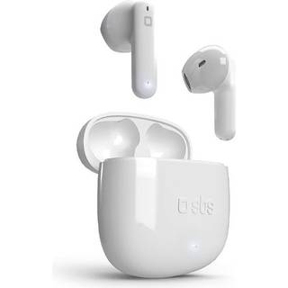 SBS Sparkly TWS Bluetooth In-Ear Høretelefoner - Hvid