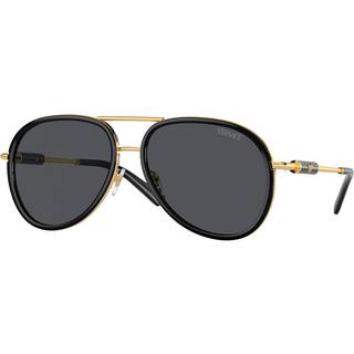 Versace VE2260 100287 60 Solbriller Mænd Black - Gold - 60mm