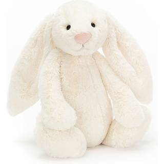 JellyCat Bashful kanin, creme Stor 36cm