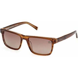 Timberland Mand TB00020 48H Solbriller Acetat Brun Brun Firkantet Polariseret