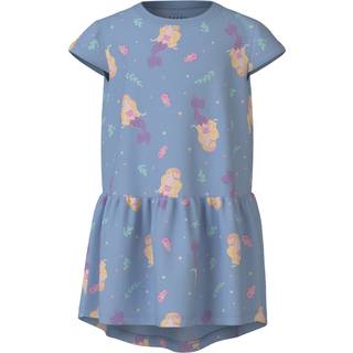 NAME IT Kortærmet Kjole Vigga Chambray Blue Havfruer