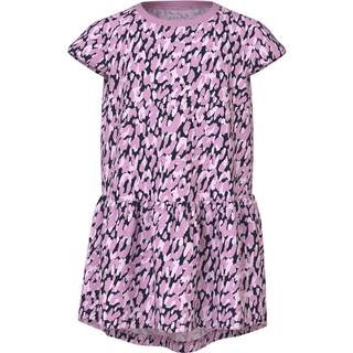 NAME IT Kortærmet Kjole Vigga Dark Sapphire Leopard