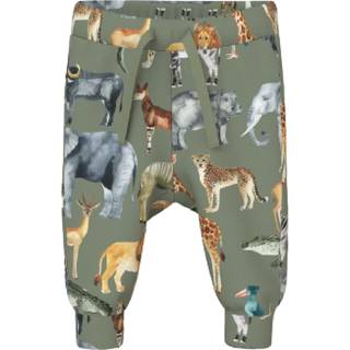 Name It Oil Green Dyreprint Bukser