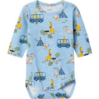 NAME IT Langærmet Body Hobin Chambray Blue