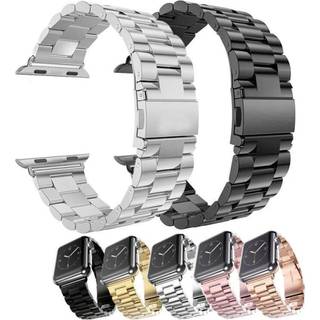 SKALO Link armbånd Apple Watch 42/44/45/49mm - Sort