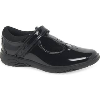 Clarks Clarks Black Wide Fit (G) Leather Relda Gem School Shoes