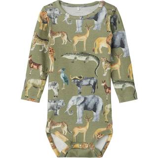 Name It Oil Green Dyreprint Body