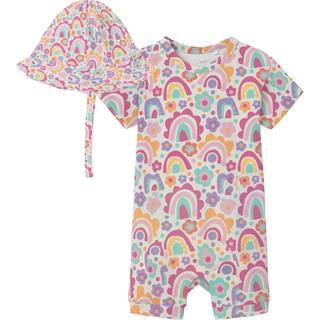 NAME IT Sunsuit Sæt Vandora Rainbow