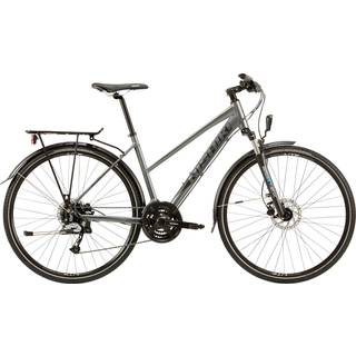 Nishiki XC Five Hybrid 24 gear Shimano Acera skivebremser dame Lavagrå - Cykelstørrelse 19''