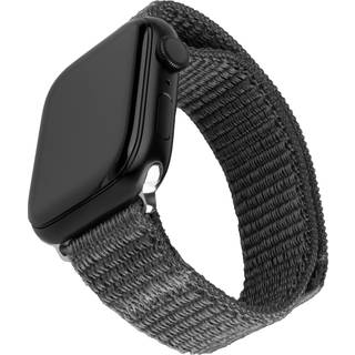 Apple Watch (38/40/SE/41/42mm) Fixed Nylon Smartwatch Rem - Mørkegrå