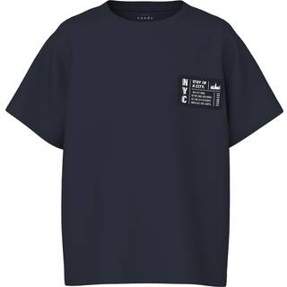 NAME IT Løs T-shirt Vector Dark Sapphire