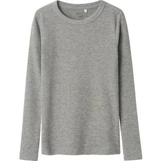 Name It Grey Melange Rib Top