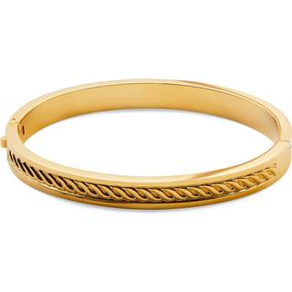 Arie Rope Texture Guldfarvet Armbånd