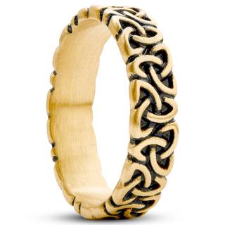 Evan Emiliano Trinity Knot Guldfarvet Ring