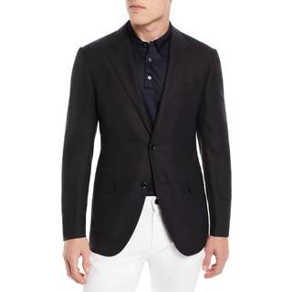 Zegna - Navy 10-Pocket Stretch Wool and Silk-Blend Blazer - Men - Blue - IT 56