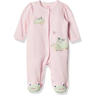 Lille mig frø venner footie pink preemie