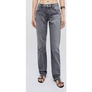Re/Done High-rise straight jeans - grey - 28