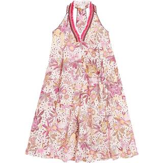 Poupette St Barth Kids Nava printed cotton dress - pink - Y 6