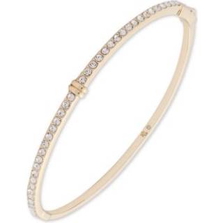 Lauren Ralph Lauren Lauren Ralph Lauren Gold Tone Thin Pave Hinge Bangle Bracelet