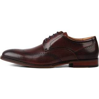 DIGEL Herren Brogue braun Glattleder