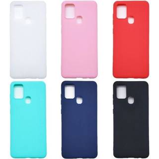 SKALO Samsung A21s Ultratynd TPU-skal - Sort