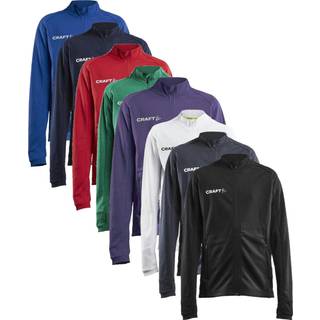 Craft 1910156 evolve full zip jr Børn / Sportsjakke Team Green 158/164